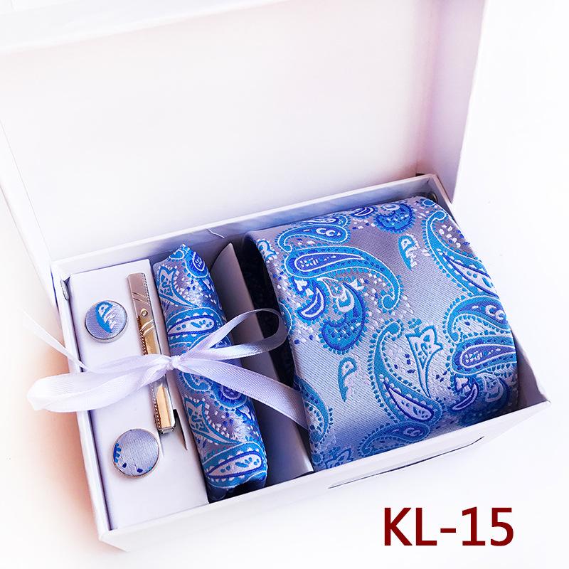 Polyester Business Executive Men'S Tie 6-Piece Gift Box Tie