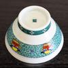 Waza no Kura Kutani Ware Sendan Rice Bowl with Lion Dance Design, Stylish Japanese Tableware, Perfect for 77th Birthday Gifts