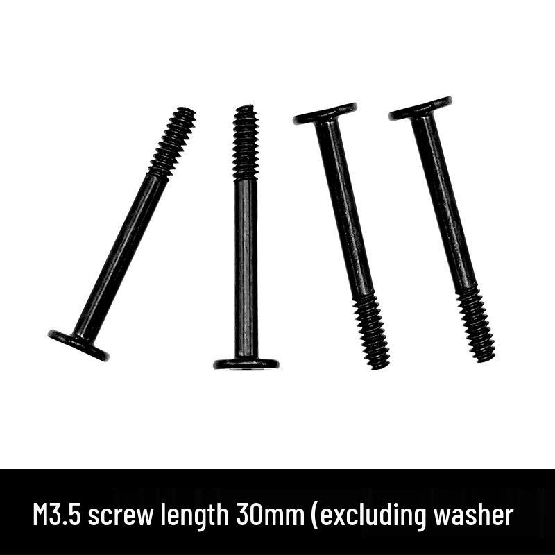 Custom PC Case Fan Hand-Tightened M4 Screw with Nut - Shock-Absorbing Long Fixing Screw