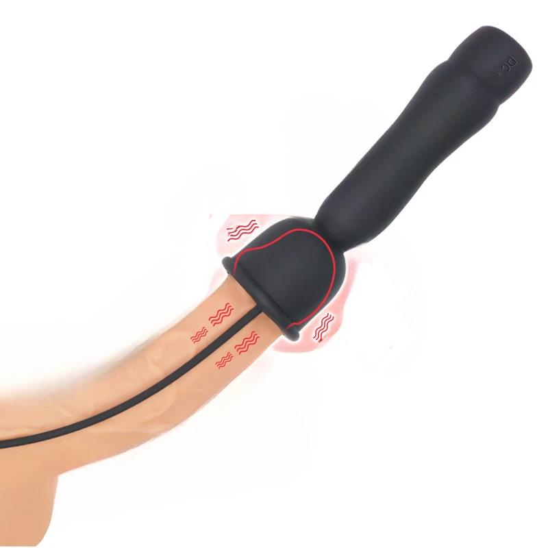 Pánský uretální katétr zvuk vibrátory silikonový masturbátor plug elektrický dilatátor uretry sexuální hračky erotické zboží koňské oko tyč