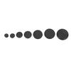 170pcs Black Closed Seal Ring Electrical Wiring Cable Gasket Kit Rubber Grommet Set with Plastic Box