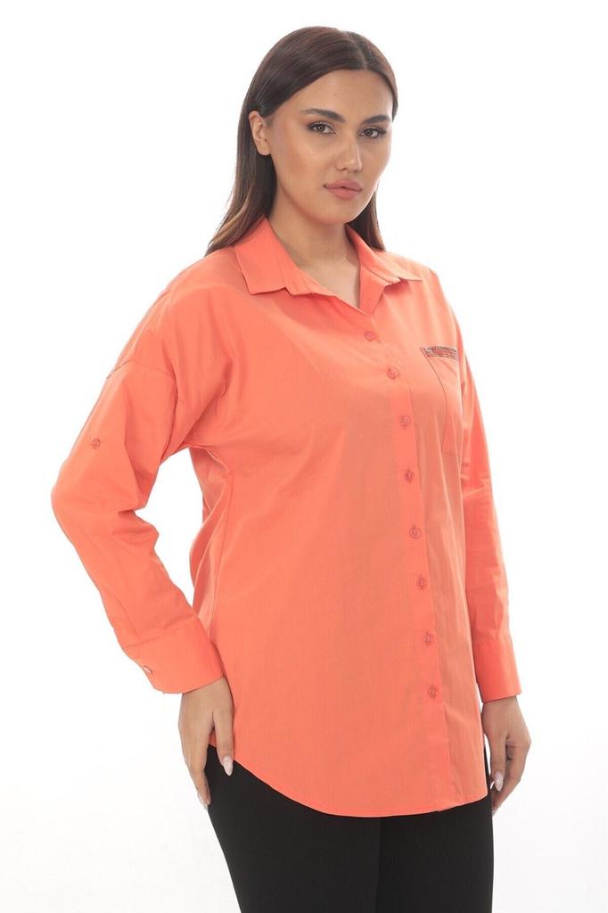 Women's Style Plus Size Shirt Summer Cotton Shirt L-Xl-2Xl-3Xl Size