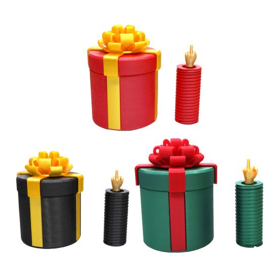 Annoying Nested Screw Gift Box 3D Printed Annoying Present Box Reusable Cash Gift Prank Puzzle Box Christmas Birthdays Gag Gifts