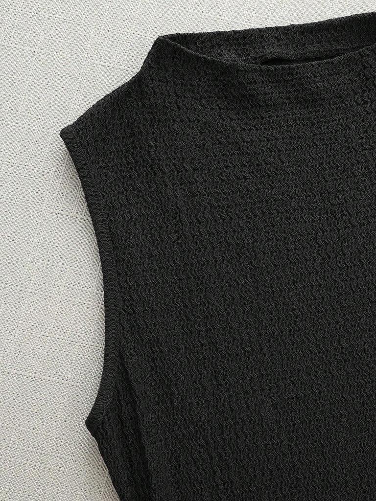 2026 Spring/Summer Knit Textured Slimming Dress with Metal Buckle