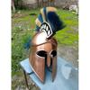 Medieval Greek Corinthian Helmet W/LONG PLUME Athenian Spartan Costume 18g Steel