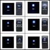 12V / 24V Car Boat Caravan Rocker Switches Waterpoof  Rocker Switch Dual Blue LED Light HORN ROOF LED LIGHT BAR