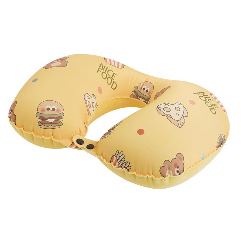 Oreiller de voyage gonflable portable en forme de U DAXTE