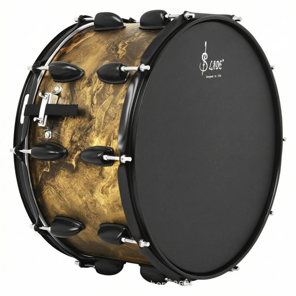 14 X 8 Inch Snare Drum 10 Lugs Percussion Instrument Drumsticks Included