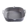 Silicone Air Fryer Tray Reusable Air Fryer Silicone Pot Heat-insulation Multi-function Tools for Family Baking Camping Barbecue
