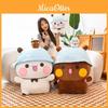 Panda Emoji Plush Toy Pp Cotton Stuffed Animal Cushion Gift For Anime Fans Special Characters Included