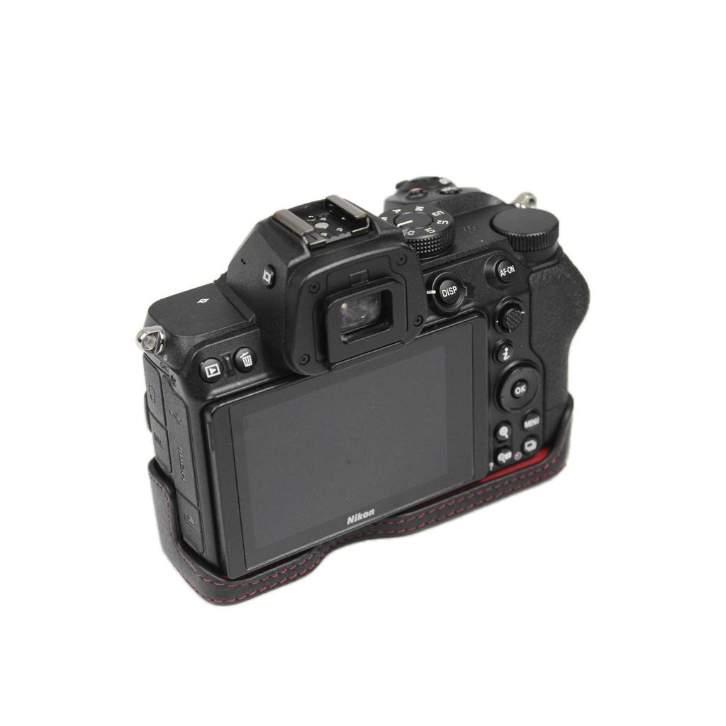 Kinokoo Genuine Leather Half Case Cover for Nikon Z7/Z6/Z5 (Black)