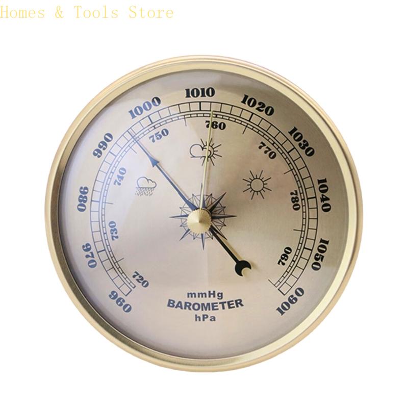 Barometer, Temperature And Humidity Gauge, Elegant Weather Forecast Tool, Wall Mounted Decoration, 990-1030Hpa, 960-990Hpa