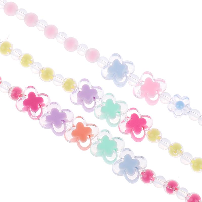 1.2M Crossbody Long Colorful  Beaded Mobile Phone Hanging Chain Mobile Phone Case Lanyard Travel Climbing Rope For Phone