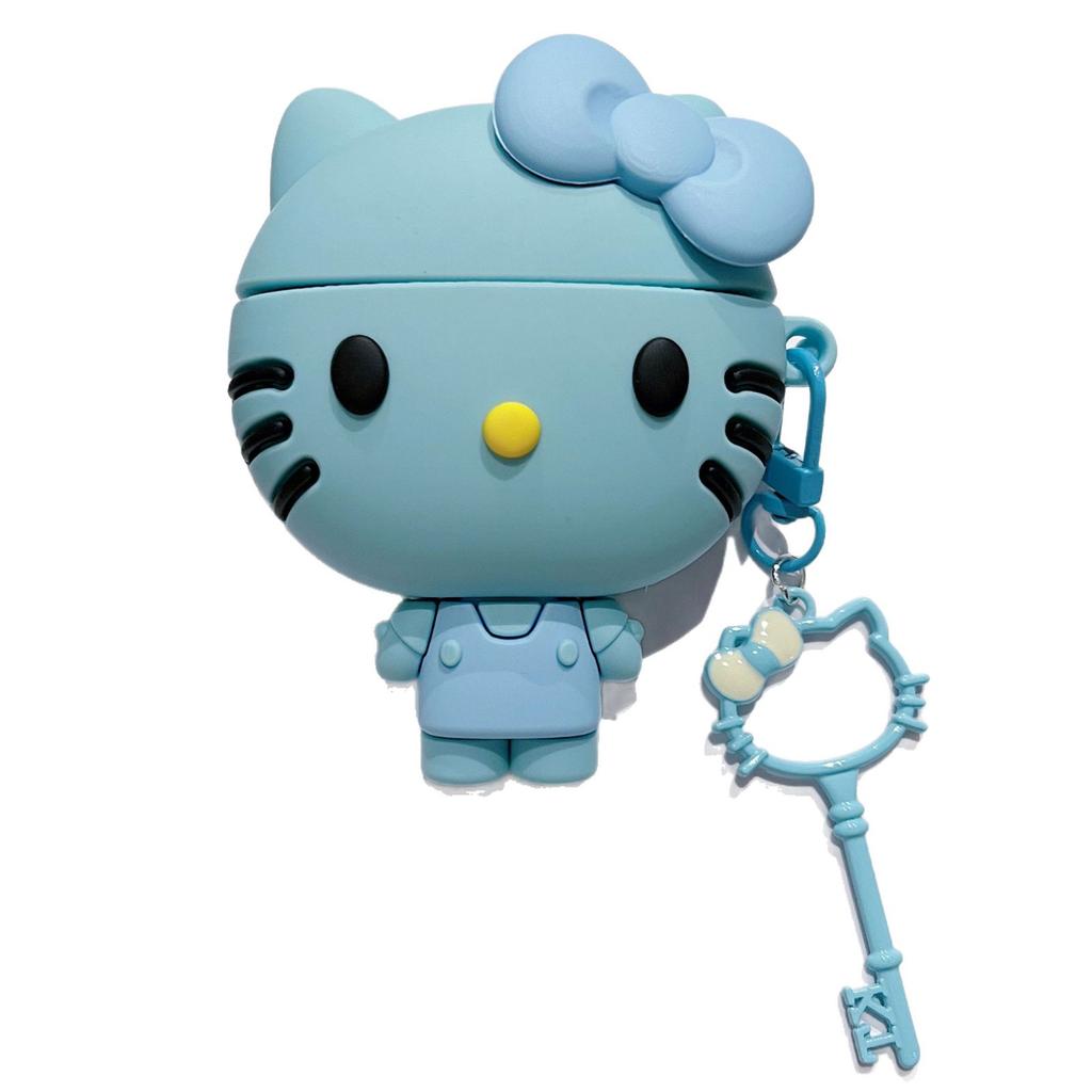 Cute blue kt cat AirPods pro apple bluetooth headset case 1/1/1 generation cartoon case for women