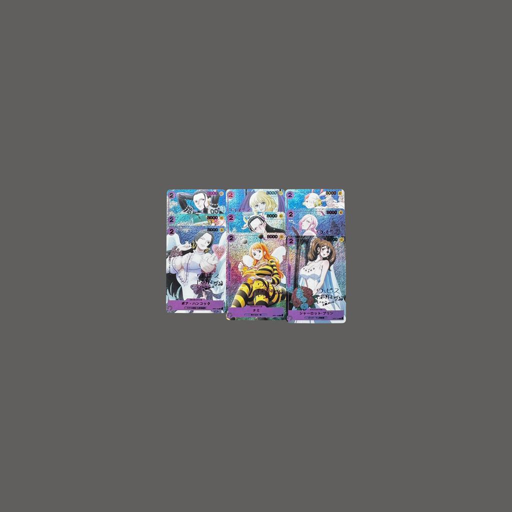 37 Styles ONE PIECE Hancock Nami Robin Collection Flash Cards Uta Reiju Perona Vivi Yamato Table Games Anime Toy Card