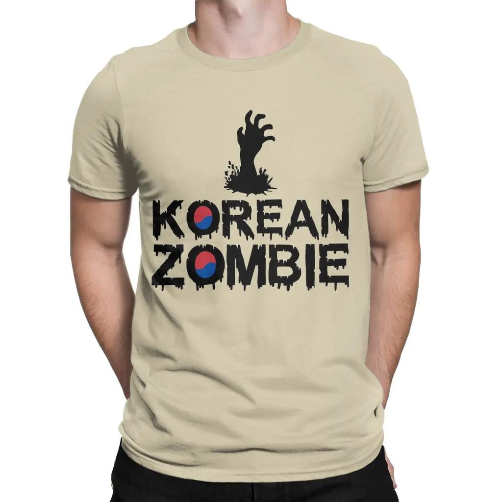 Men's T-Shirt Korean Zombie Chan Sung Jung Amazing Cotton Tee Shirt Short Sleeve T Shirts Round Neck Tops Summer