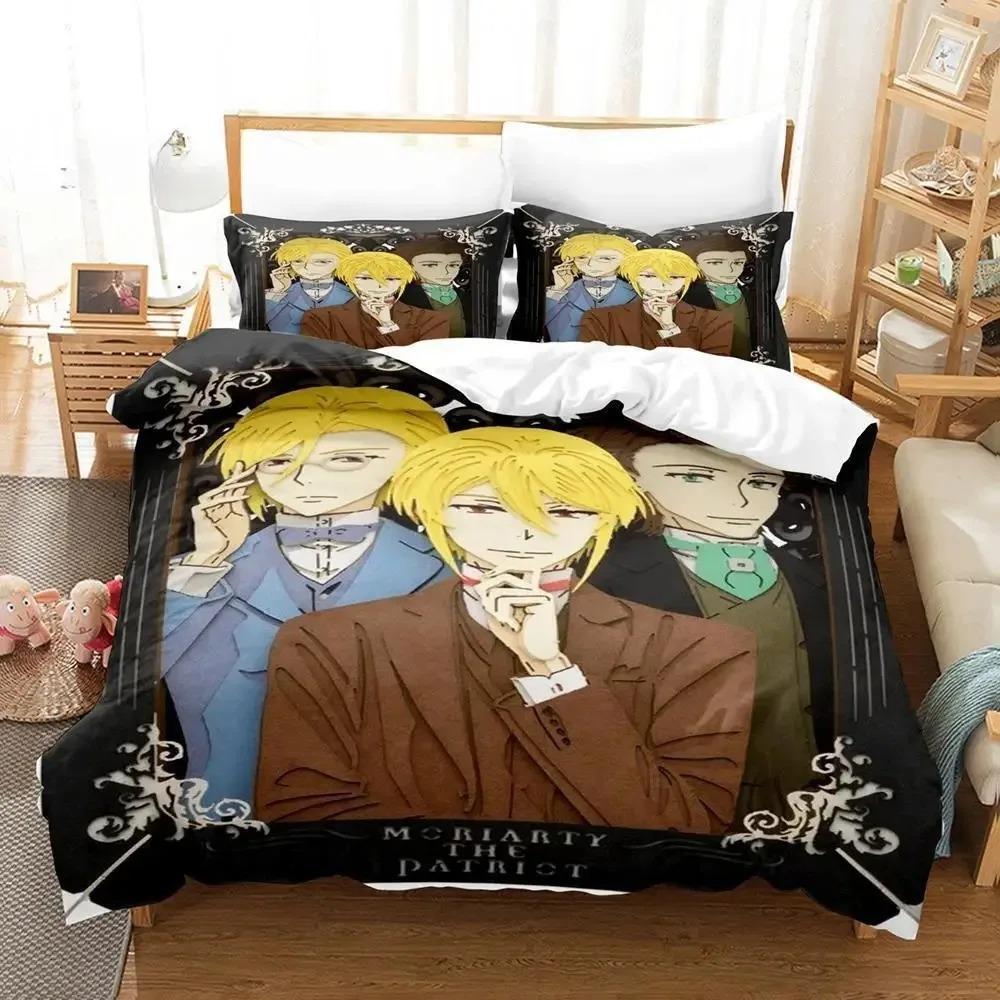 New 3D Print Anime Moriarty The Patriot Bedding Set Single Twin Full Queen King Size Bed Set Adult Kid Bedroom Duvet Cover Sets
