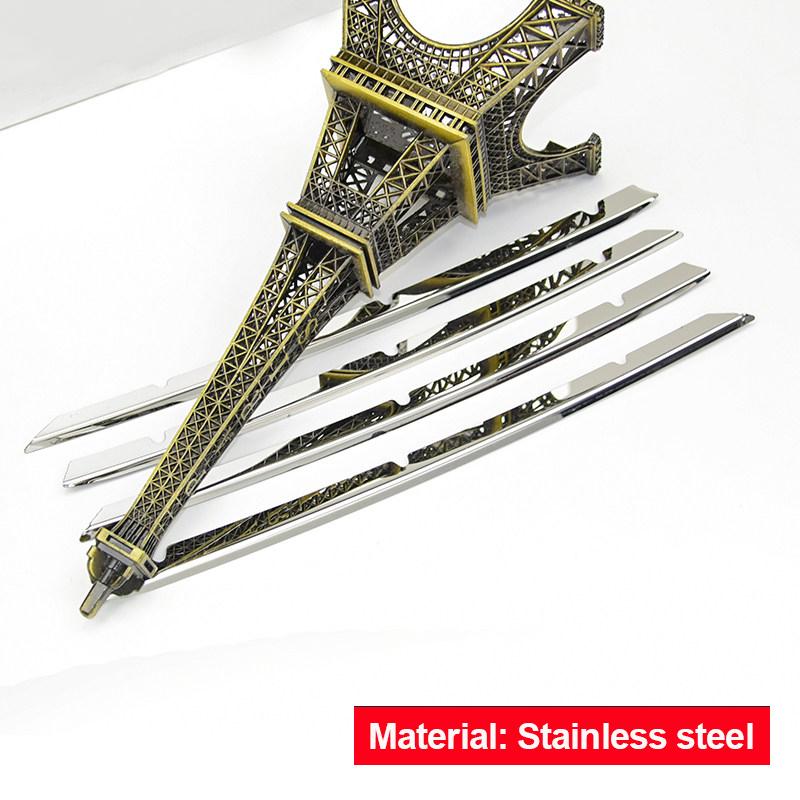 Stainless Steel Car Front Racing Grille Molding Lid Middle Net Covers Vent Trims Strip for Toyota Camry 70 XV70 2018