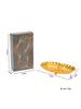 European Fruit Plate Luxury Shell Shape Golden Alloy Tray Snack Candy Wedding Cake Dish Desktop Home Decor