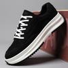 New Men's Shoes Korean Version Casual Leather Shoes Running Sports Trendy Shoes Men's Leather Versatile Summer Board Shoes