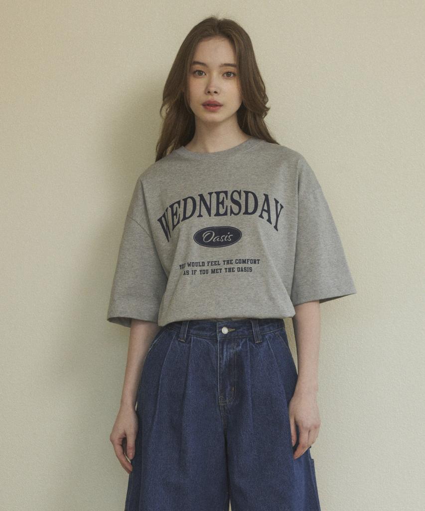 Wednesday Oasis For Woman W/Signature Oversized Short Sleeve T-Shirt (6 Colors)