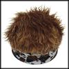 Wig Knitted Animal Knit CZ698 [White Fang] Hat, Hat, Cap, Unique, Men's, Women's, (Dark Brown)