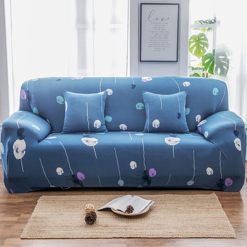 Capa de sofá de 1/2/3/4 L Seater Slipcovers Stretch Sofá Caso Impresso