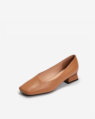 Simplet By ESquire Simple Women S Chloe Square pumpS Beige