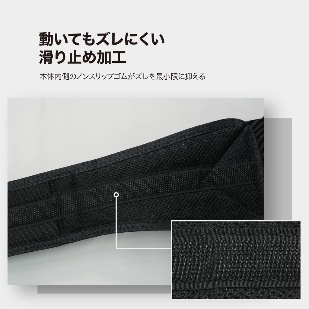 McDavid Double Gear Pelvic a Favorite Brand of Tokyo Yakult Player Tetsuto Slim Waist and Pelvic Support Corset Belt with Compression and Lightweight