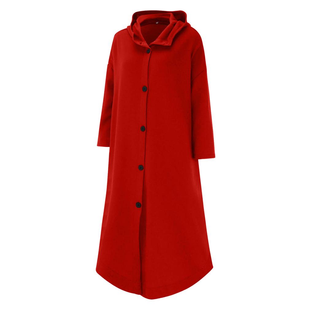 Women's Oversized Hooded Jackets Casual Full Zip Up Hoodies Sweatshirt Long Sleeve Boyfriends Outerwear With Pockets