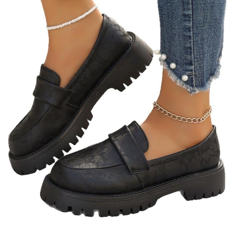 Women's Low Heel Slip-On Loafers, Casual Easy-Wear Flats