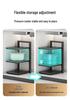 Adjustable Multi-layer Clip-on Sink Storage Rack for Pots
