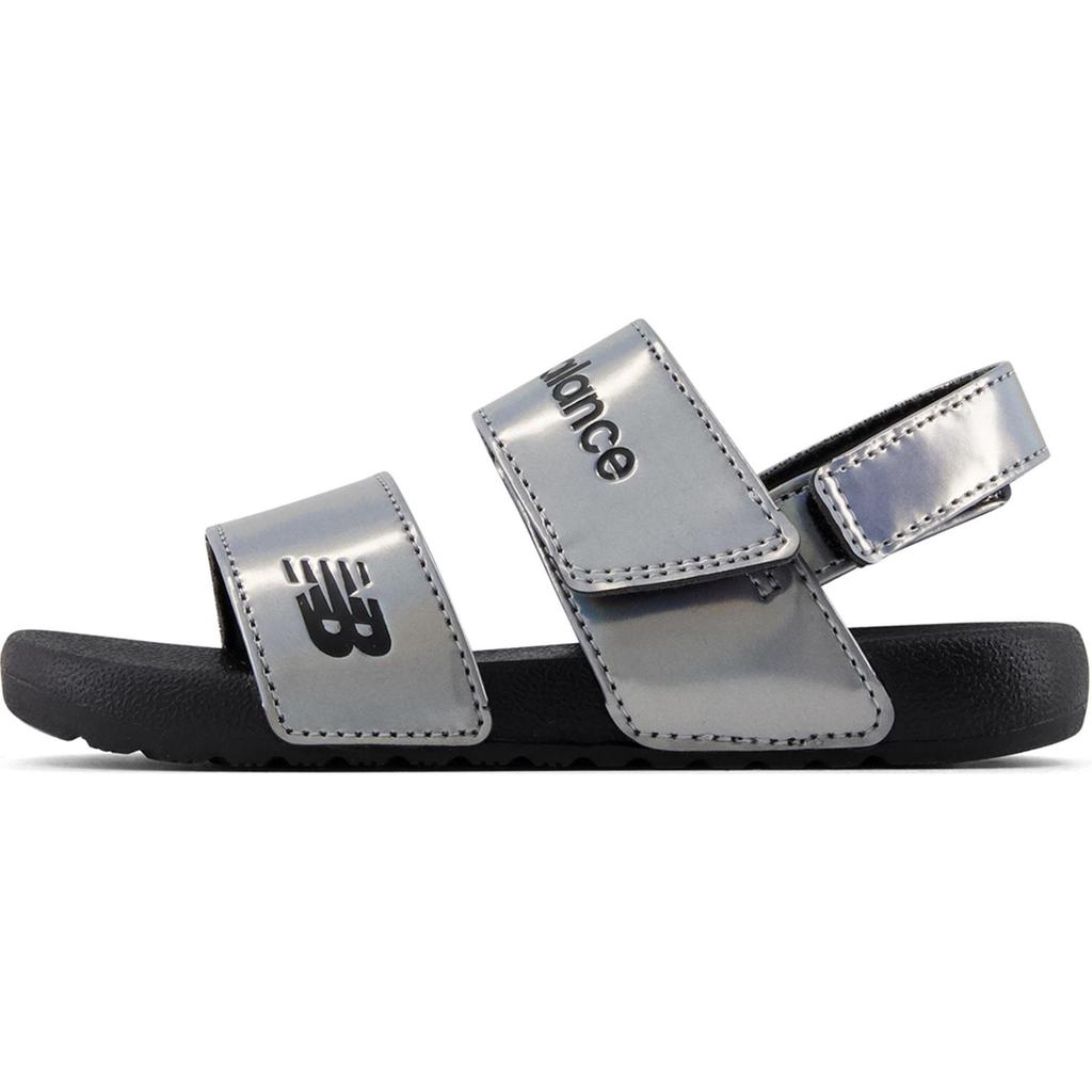New Balance Nb Nclay Fashion Comfortable Durable Low Top Kids Sandals Kids Sandals Silver Black SYFNCLE1