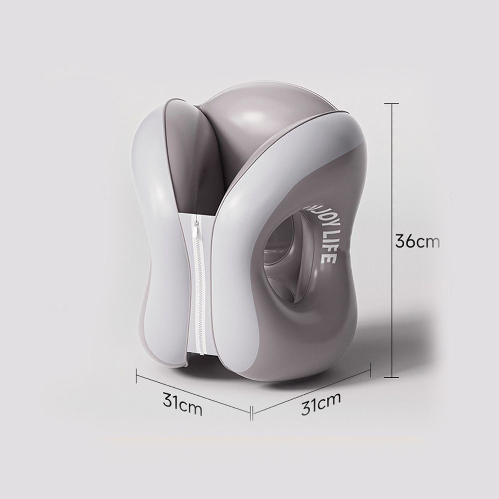Hot Neck Protection Inflatable Sleeping Pillow PVC Convenient Half-Sleeping Pillow Foldable Sleeping Device for Office Travel