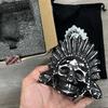 Fluier Aztec Autentic Obiect de Colecție Fluier Aztec Înfricoșător cu Strigăt Puternic pentru Halloween Recuzită de Șotii Cadouri