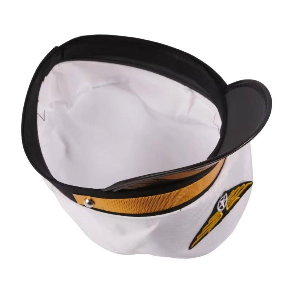 Kostuum Accessoire Luchtmacht Pet Mannen Uniformen Uniform Pilotenpet Pilotenhoed Podium Optreden