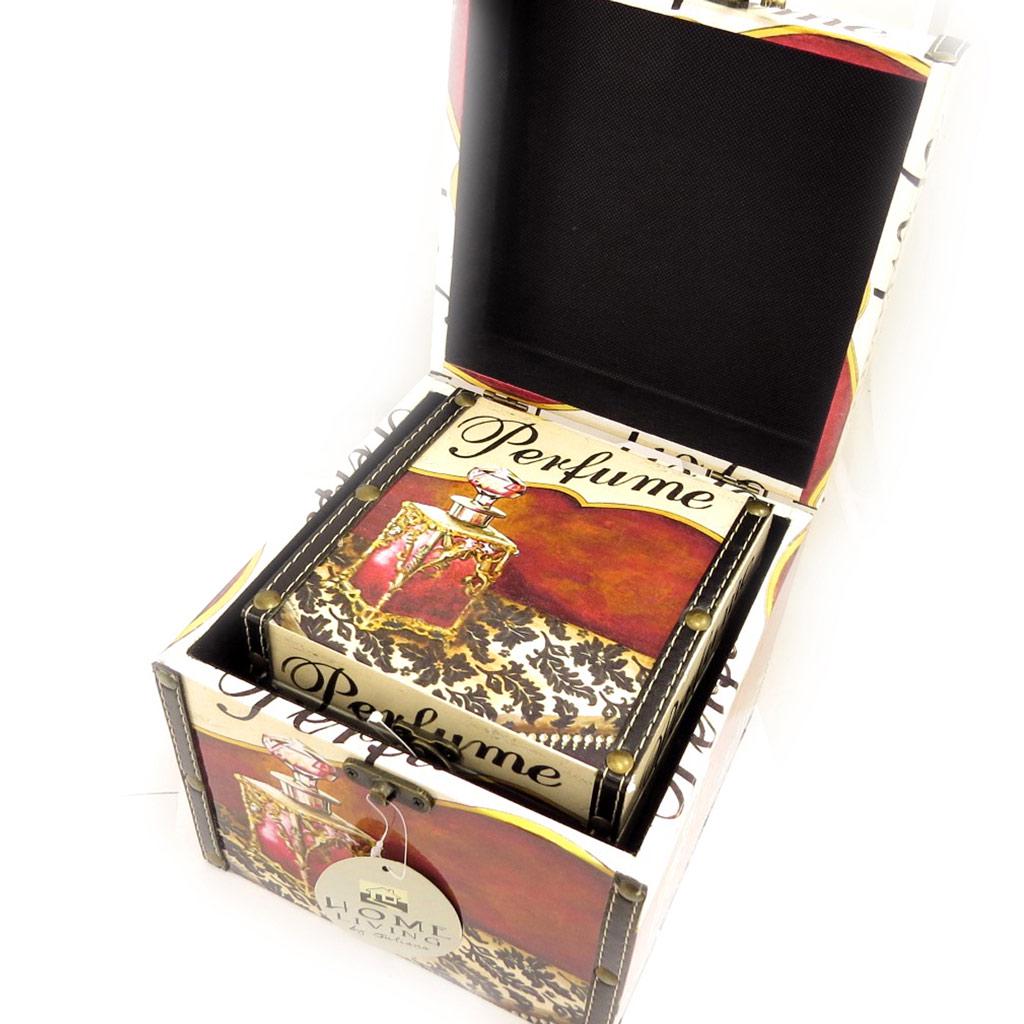 Les Trésors De Lily [L1952] - Set of 2 Trunks 'Belle Epoque' Toy Chests, Beige Brown