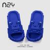 Building Block Pixel Bear Slippers Women's Summer New Thick Bottom Non-slip Bath Cartoon Cool Slippers Men