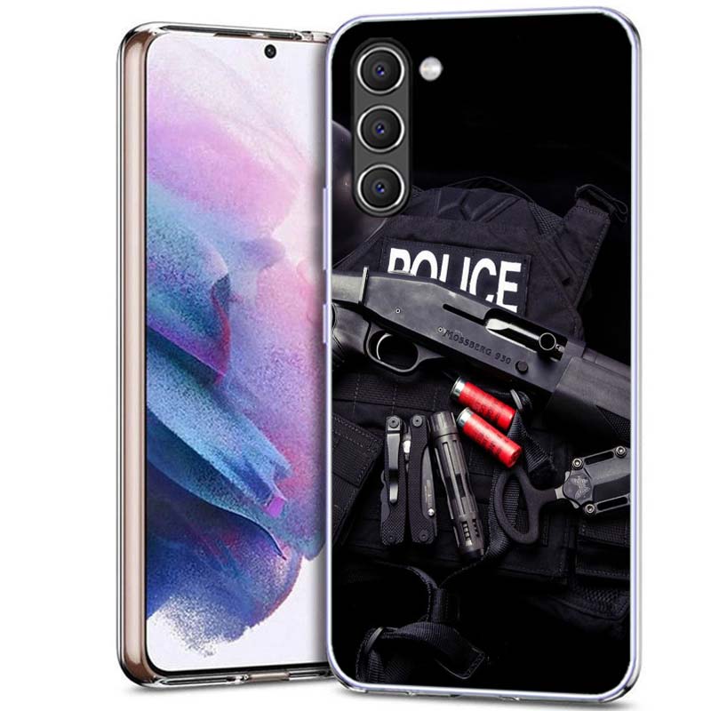 

Полиция SWAT ФБР Чехол для телефона для Samsung A16 A26 A36 A56 A17 A37 A57 A07 A06 A02S A12 A22 A32 A52S A72 Galaxy A70 A50S A71 A51 A31 Samsung A8 2018