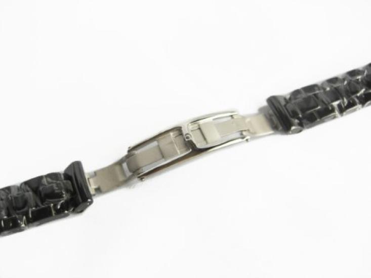 King Watch Parts Kompatibel mit Keramikarmband für J12 Aftermarket [Import Original] J12, Uhr, 19mm, Schwarz,