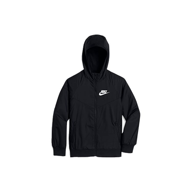 

Nike Однотонная Спортивная Толстовка с Капюшоном для Детей Верхняя Одежда Черный 850443-011 L