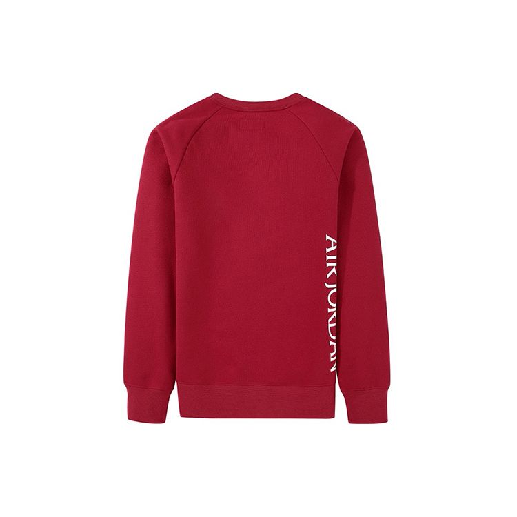 Jordan Fleece Lined Logo Pullover Sweatshirt Kids tops Jester-Red JD2032212GS-002