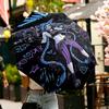 Jinx Print Umbrella Automatic Opening/ Closing - Portable Foldable Design - Daily Use for Travel/Outdoor - Gift for Birthday