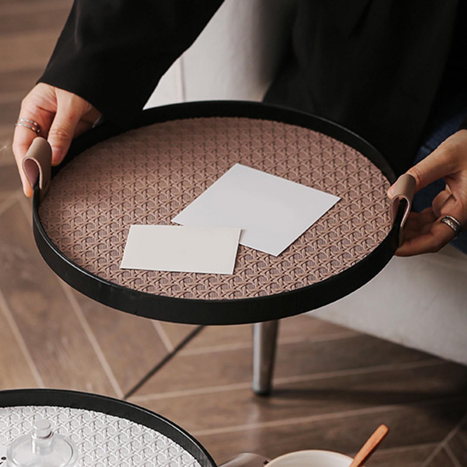 

Ретро лоток для хранения, декоративный органайзер, декор стола, винтажная сервировка для коричневый