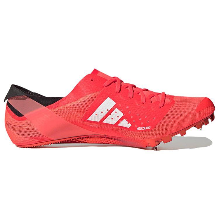 Adidas Adizero Finesse Pohodlné tlumení nárazů Protiskluzové Odolné proti opotřebení Běžecké boty s nízkým svrškem Unisex běžecké boty Červená Bílá GX9779