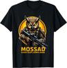 Mossad Israël Israëlische Geheime Dienst Menora Tel Aviv T-shirt