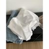 Hollowed-out lace hem pure cotton round-neck long-sleeve T-shirt for women, 2026 spring elegant Korean-style base shirt top