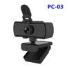2K HD 1080p Webcam with Built-in Microphone, 4MP, Driver-Free for Live Streaming