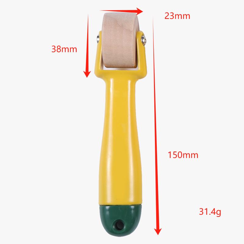 Ink For Quilting Sewing Handmade Tool Sewing Notion Quilting Press Roll Home Decoration Wood Seam Roller Wallpaper Roller