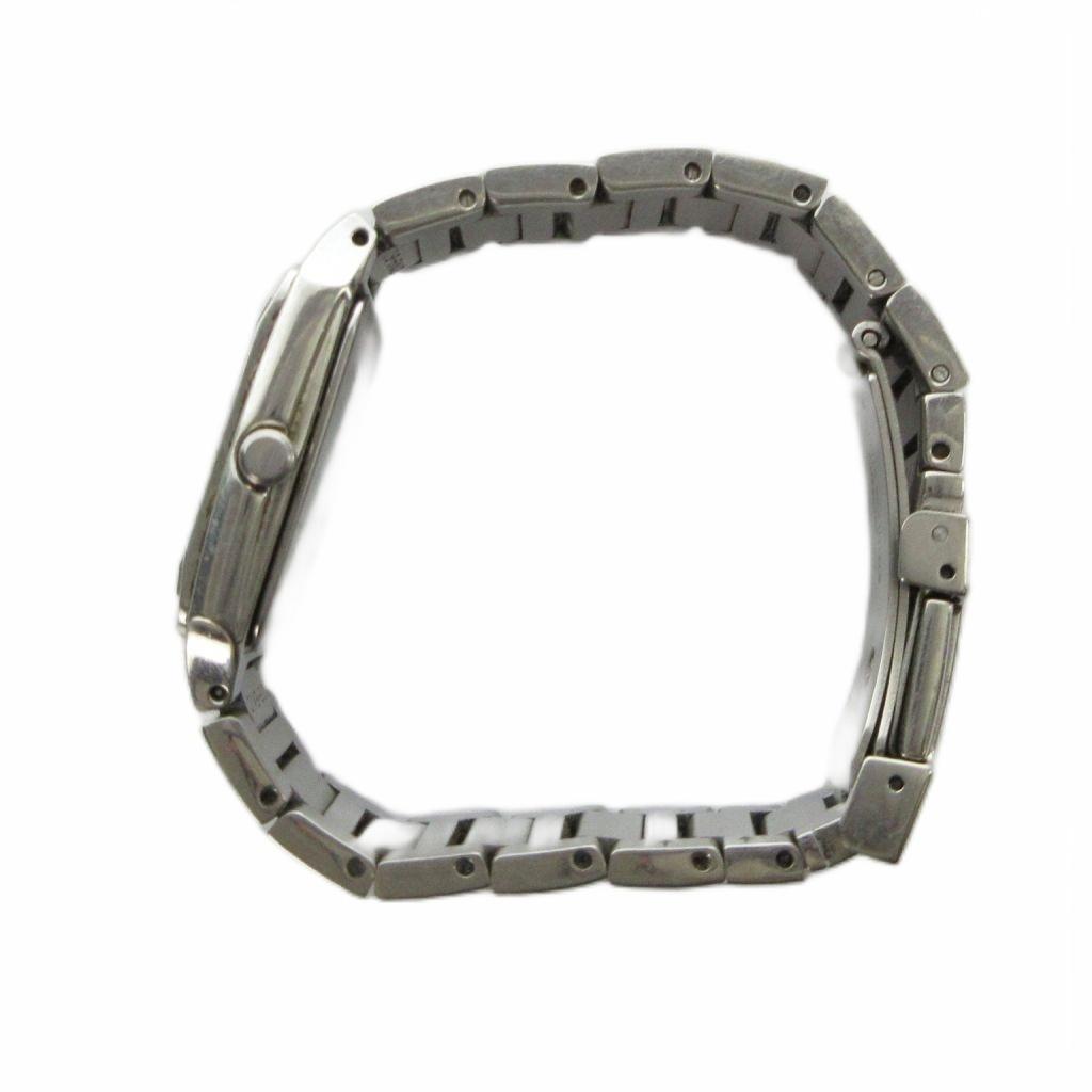 SEIKO Lukia Watch Quartz Square Roman 10P Diamond Silver Color 1N01-0BY0 GY18/ MQ Women's
